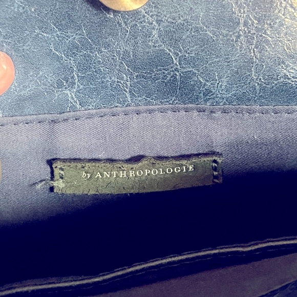 Anthropologie Navy Crossbody Bag - Picture 5 of 8
